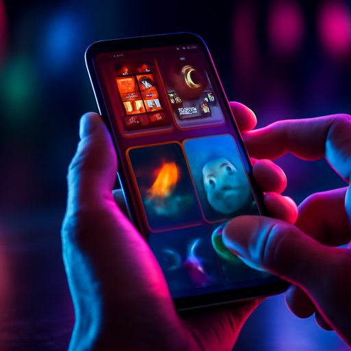game gamble category menu on phone